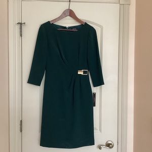 A sheath dress by Tahari